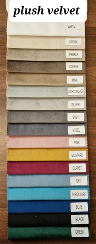 Plush velvet fabric samples - velvet,
