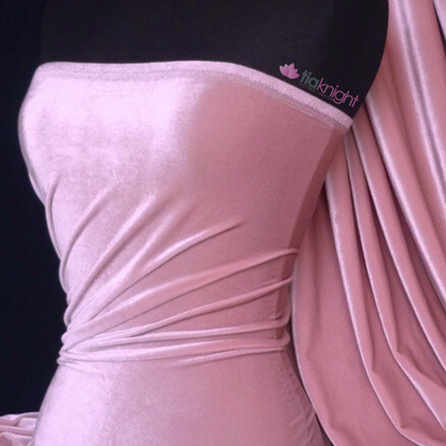Velvet velour smooth - velvet, finish