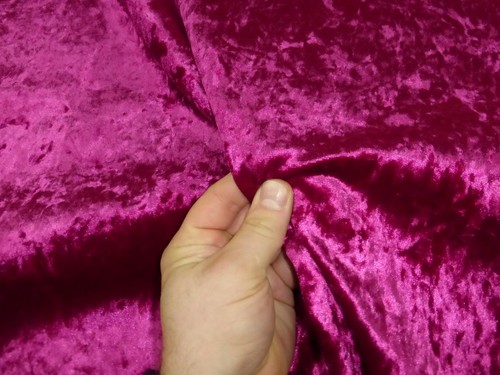 Crushed glitz velvet fabric - crushed,