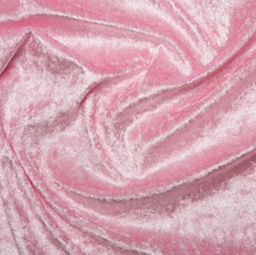 Crushed velvet fabric dress - crushed,