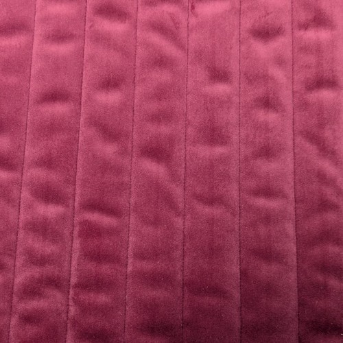 Quilted velvet fabric pink - fabric, fr