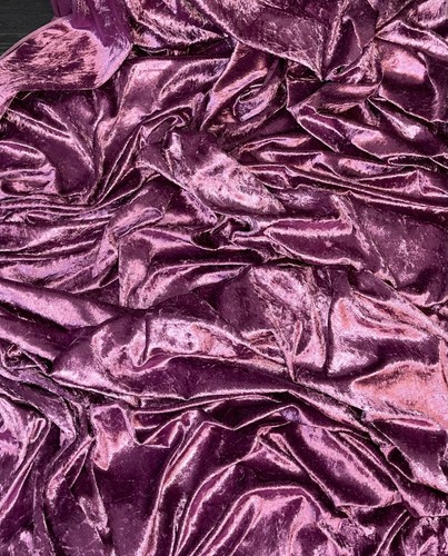 Crushed velvet fabric - , way